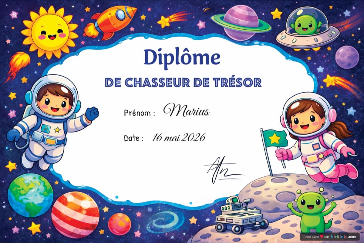 Aperçu thème Espace