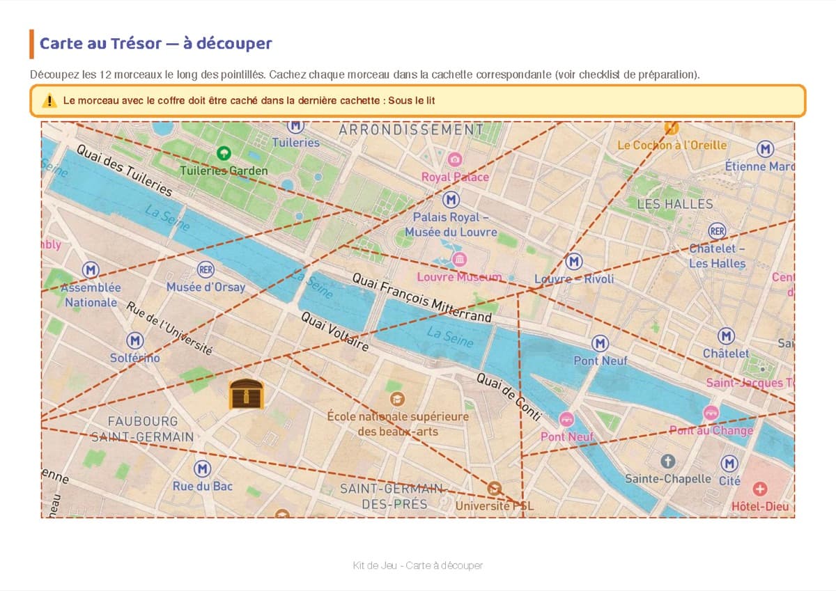 Carte au trésor