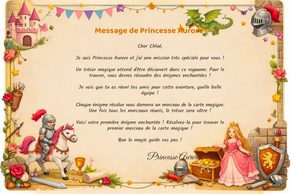 Aperçu thème Princesses