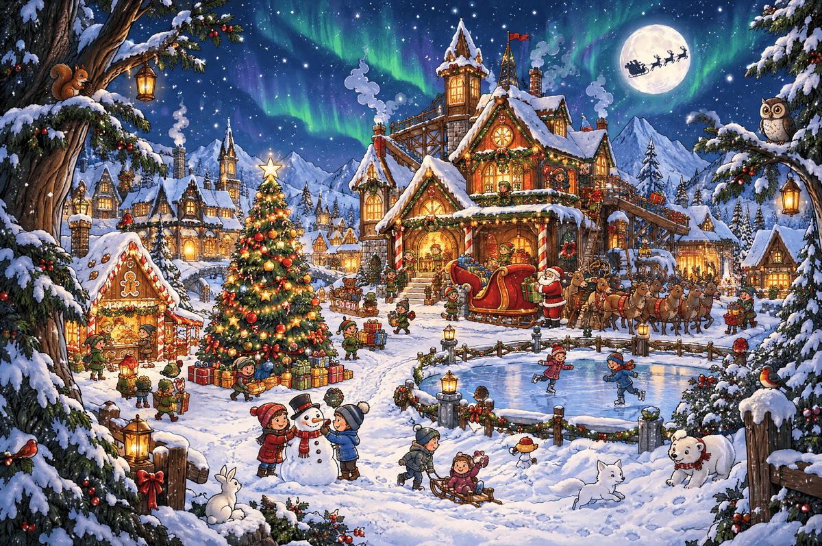 Chasse au trésor Noël à imprimer