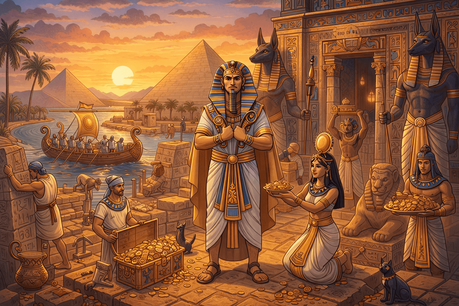 Chasse au trésor Égypte & Pharaons à imprimer
