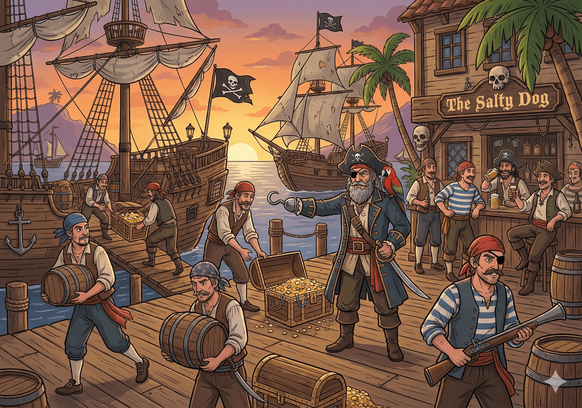 Chasse au trésor Pirates à imprimer