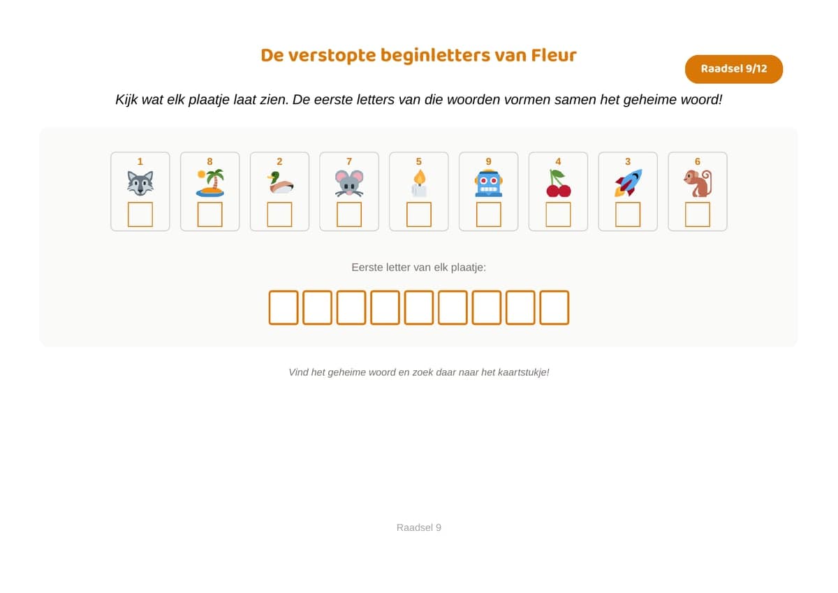 Beginletters, thema Prinsessen & Ridders